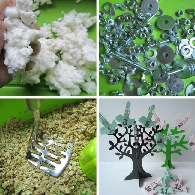 Sensory Play through the Alphabet (A-Z) #mud #nuts #oats #pegs buff.ly/1RKcgMV #ece