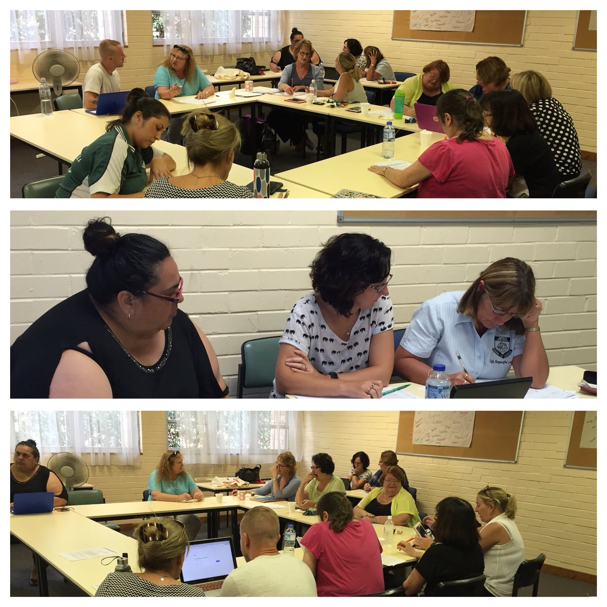 Our hard working SASS working on their PDPs.