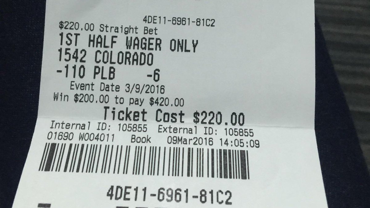 MONDO_ENT's tweet image. Half time action to make full time money. #Colorado