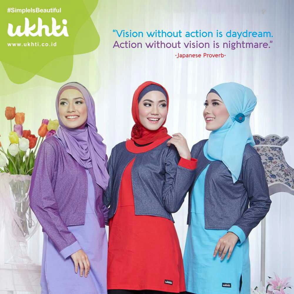 Bju kaos &amp; gamis by Ukhti collection.
#Simple is beautiful...