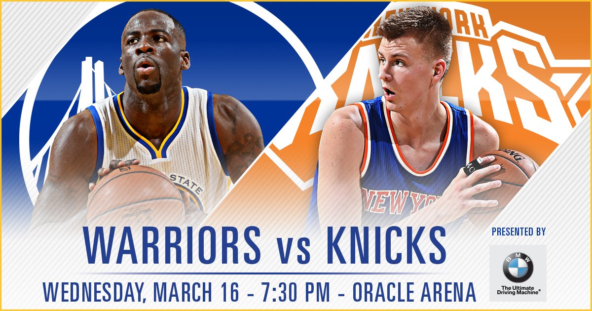 warriors's tweet photo. The fun continues on #WarriorsGround when the Dubs host @NYKnicks on Wednesday. BE THERE » https://t.co/VOmd3Yttmr https://t.co/IgAr9zRDYi