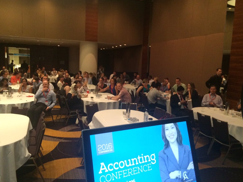 HCRWatson's tweet photo. Brisbane @Chartered_Accts #acctconf full house! Always a privilege to have been involved. https://t.co/qkTnr5ZMzk