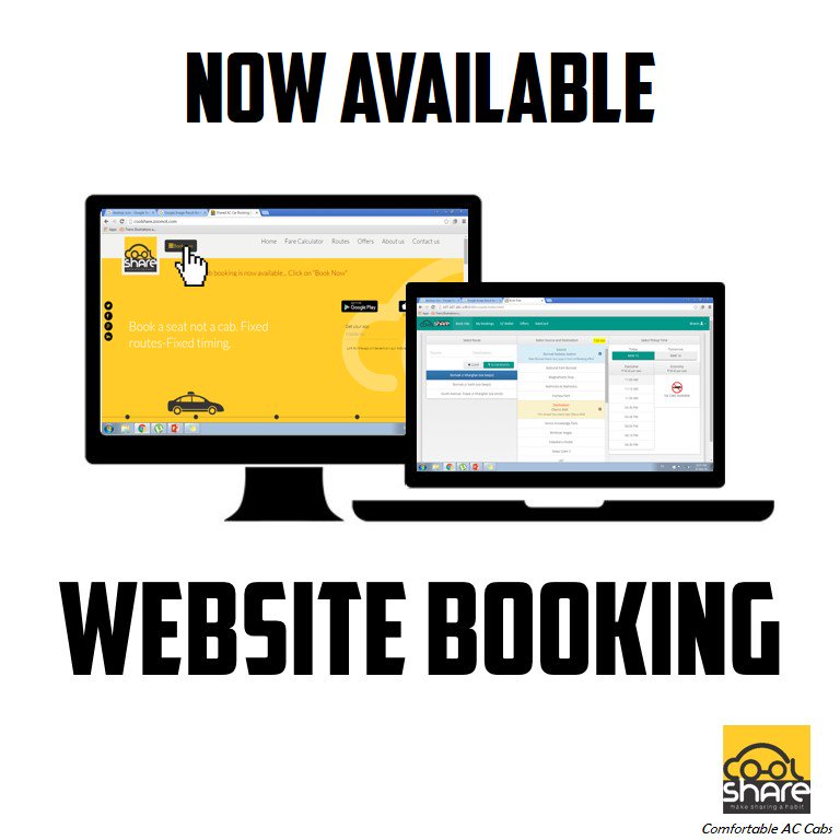 Coolshare15's tweet photo. #NowAvailable #WebsiteBooking #CoolShare #ComfortableAcCabs
#zoomot.com https://t.co/mrBVPI8iIA