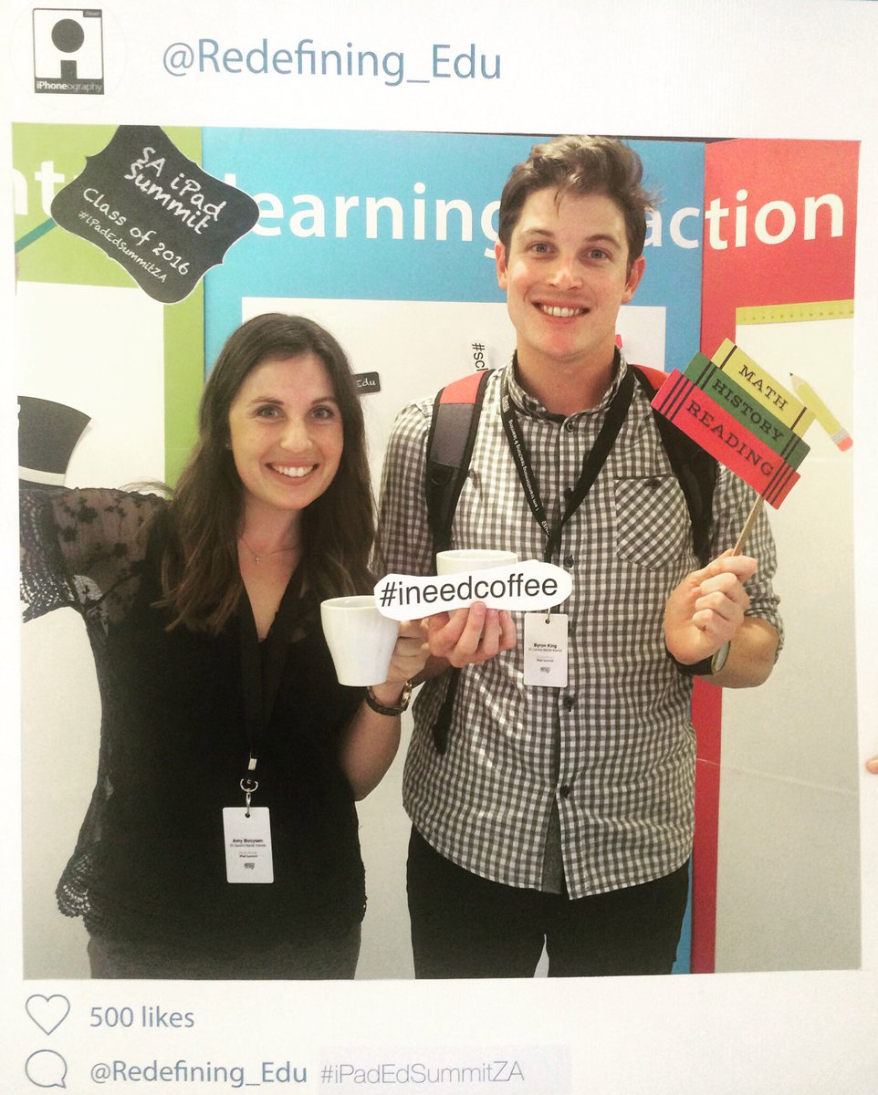 MrsAmyKing's tweet photo. #MyKeyLearning We promise to "let the pigeon drive the bus"🐦 #ipadedsummitZA @Redefining_Edu @The_Pigeon 🐦🐦🐦 #edtech https://t.co/ri2kjUCuRm