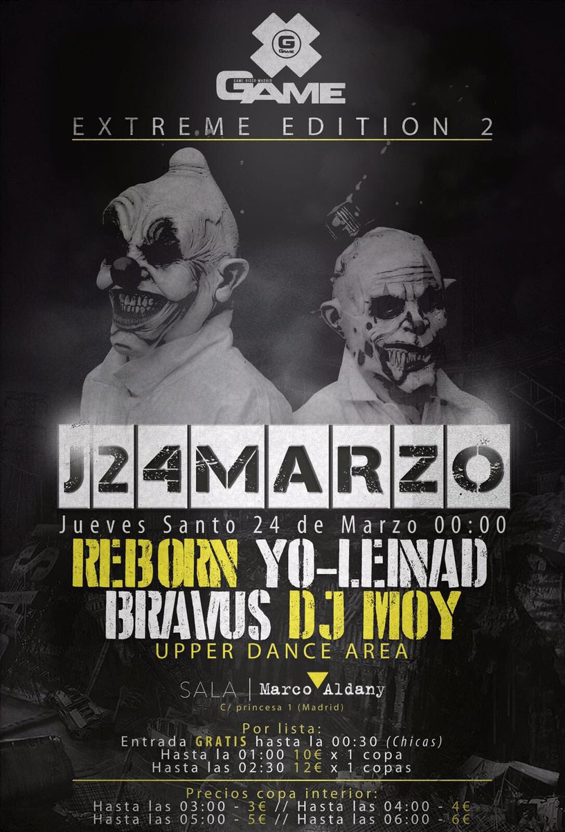 CircvsClub's tweet photo. JUEVES 24 MARZO.
JUEVES SANTO.
NO HAY OTRO PLAN
#GomadCircvs https://t.co/9xTfOP3iFG
