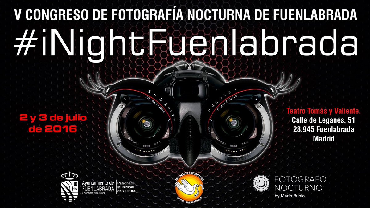 Congreso_iNight's tweet photo. Buenos días! 
#iNightFuenlabrada calienta motores. 
¡Ya tenemos fecha! 
Novedades en: https://t.co/jefZSpNILg https://t.co/TAcBuRzKcu
