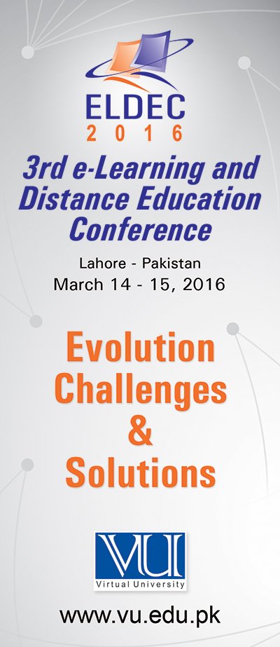FahadGd's tweet image. #eldec16  3rd e-Learning and Distance Education Conference: Evolution, Challenges &amp;amp; Solutions #ELearningEducation
