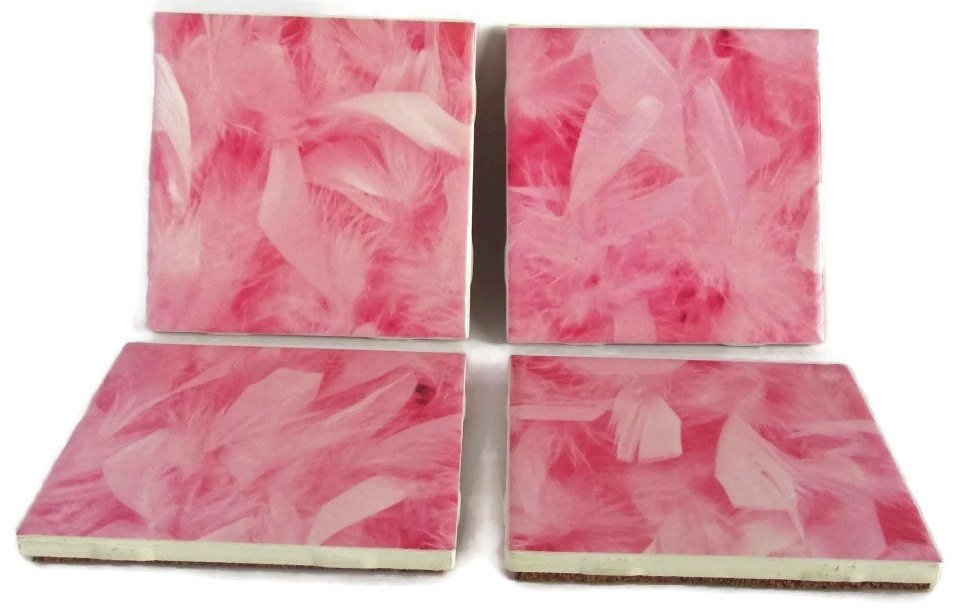 primrose_the's tweet photo. Ceramic tile coasters - pink feathers design - drink coasters - pink β¦ https://t.co/nLQ4CbYLcl #Handmade #MugCoaster https://t.co/4HIV45FzXN