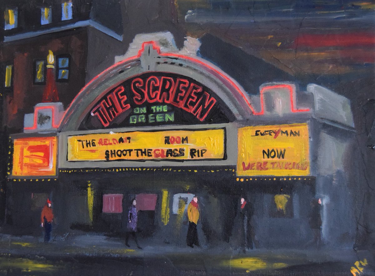 artistofhull's tweet photo. "Screen on the Green, Islington," £50 from https://t.co/KHUHEuBgZw #London #Islington https://t.co/gZcgc4NHNz