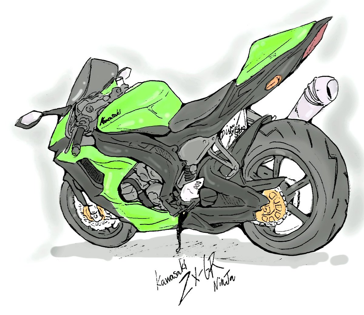 Twitter 上的 あき バイクイラスト練習絵 Kawasaki Zx 6r Ninja一応完成しました バイク難しい T Co Jmywofvqjr Twitter Twitter 上的 あき バイクイラスト練習絵 Kawasaki Zx 6r Ninja一応完成しました バイク難しい T Co Jmywofvqjr Twitter