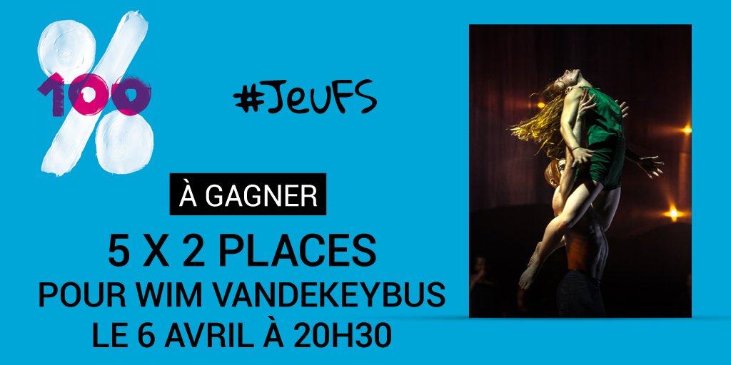 fnacspectacles's tweet photo. #JeuFS : Follow + RT pour gagner 5x2 places pour #WimVandekeybus @LaVillette. #100PourCent
👉 https://t.co/8vmL3NupAa https://t.co/v4nRfnzFaS