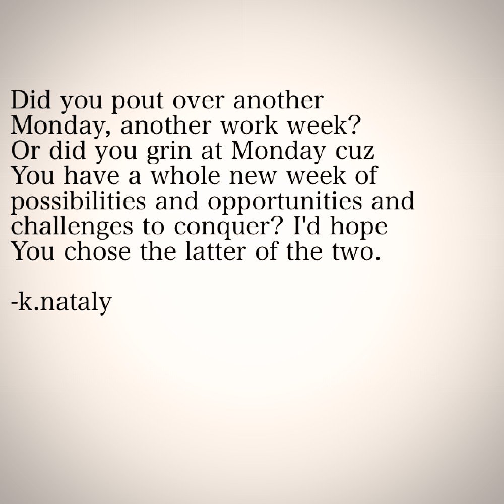 theeknataly's tweet photo. #mondaymotivation #mogultalk #hustler #Supergirl https://t.co/ZLAro01lR2