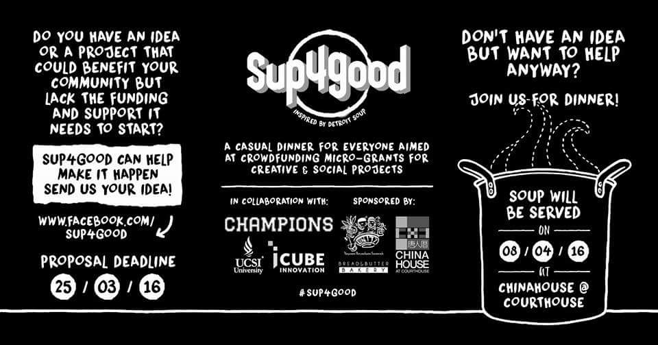 thechampionskch's tweet photo. Come and do good with soup! #kuching #sarawak #Sup4good #HappeningsInSarawak https://t.co/hAzBEuRd6w