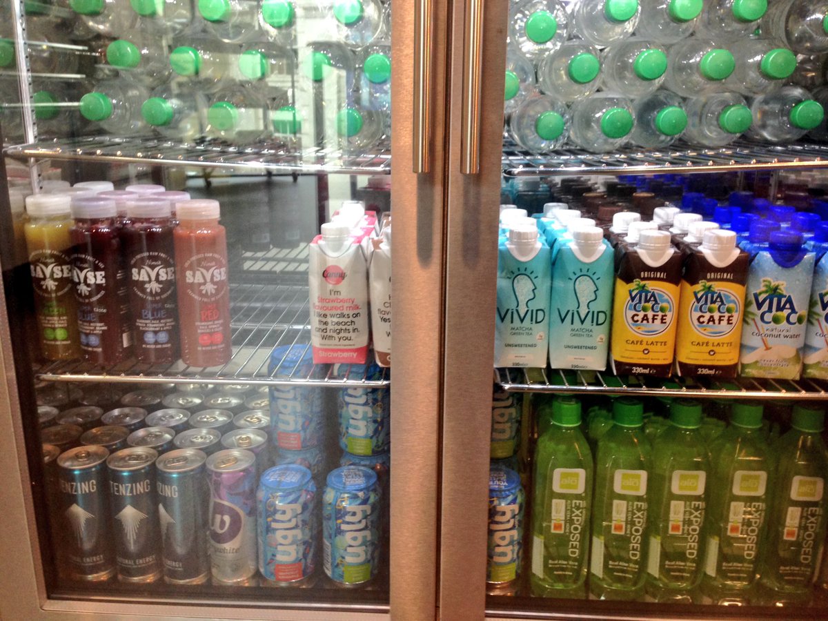 Our healthier range of drinks are growing 🏋🏼 #workplacecatering #contractcatering