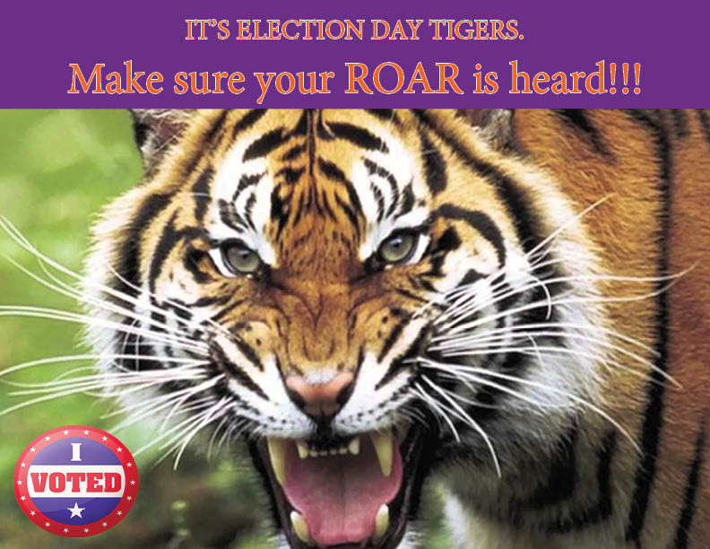 ewctigers's tweet photo. Spring Break doesn't mean taking a break from your civic responsibilities. #EWC150 #TigerPride #EWC_RYS16 https://t.co/8SXz5AY0pW