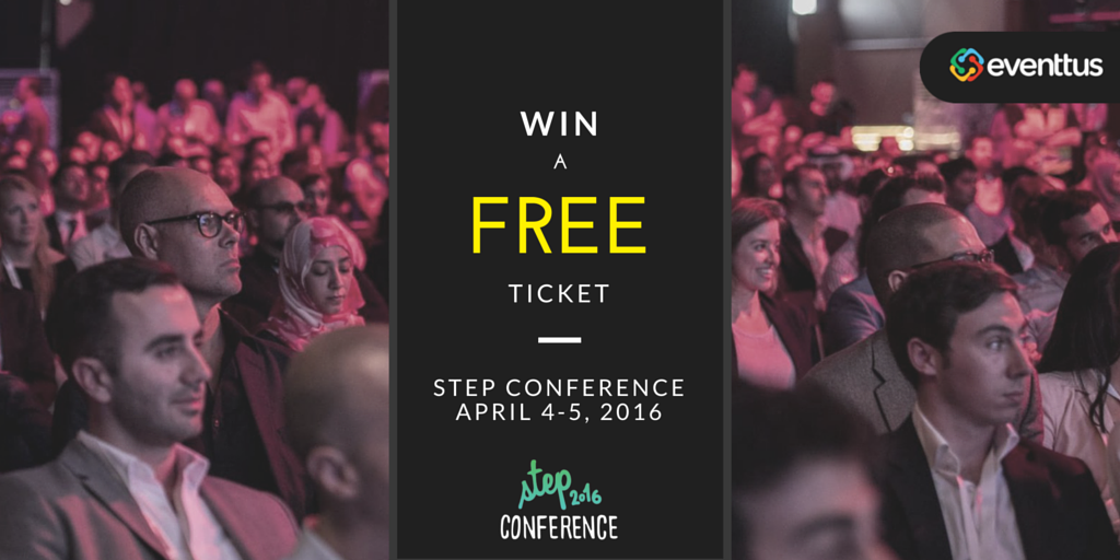 EventtusUAE's tweet photo. Attention entrepreneurs! You got a chance to win a FREE ticket for #step16 Just reply with your reason for attending https://t.co/8CArhknT5Q