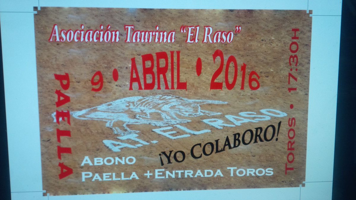 RubioLaPedraja's tweet photo. Vamossss q ya no queda nadaaa!!! Abonos ya a la ventaaaa!! #YoColaboro @ACT_ElRaso https://t.co/RQhmpxoop5