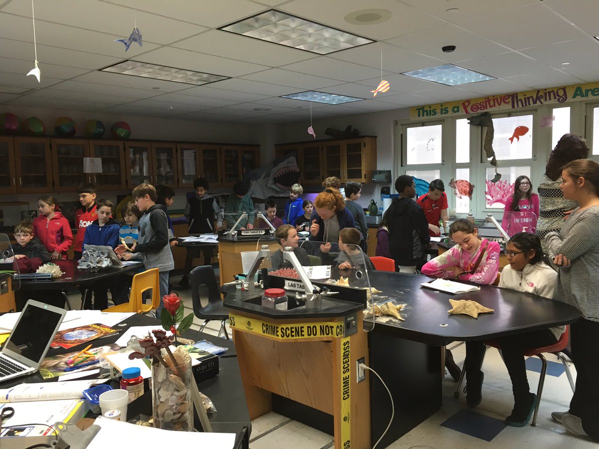 4th grade learning about biomes with Ms. Lasher's 7th graders!