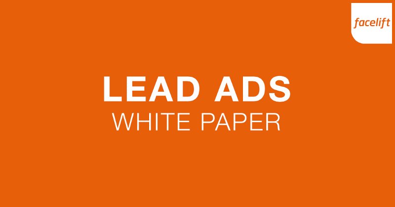 FACELIFTbbt's tweet photo. #Gratis White Paper: Wie Sie mit #Facebook Lead #Ads viele neuen Kunden erreichen ➡ https://t.co/M922DhULoE https://t.co/SZARl9Tmh2