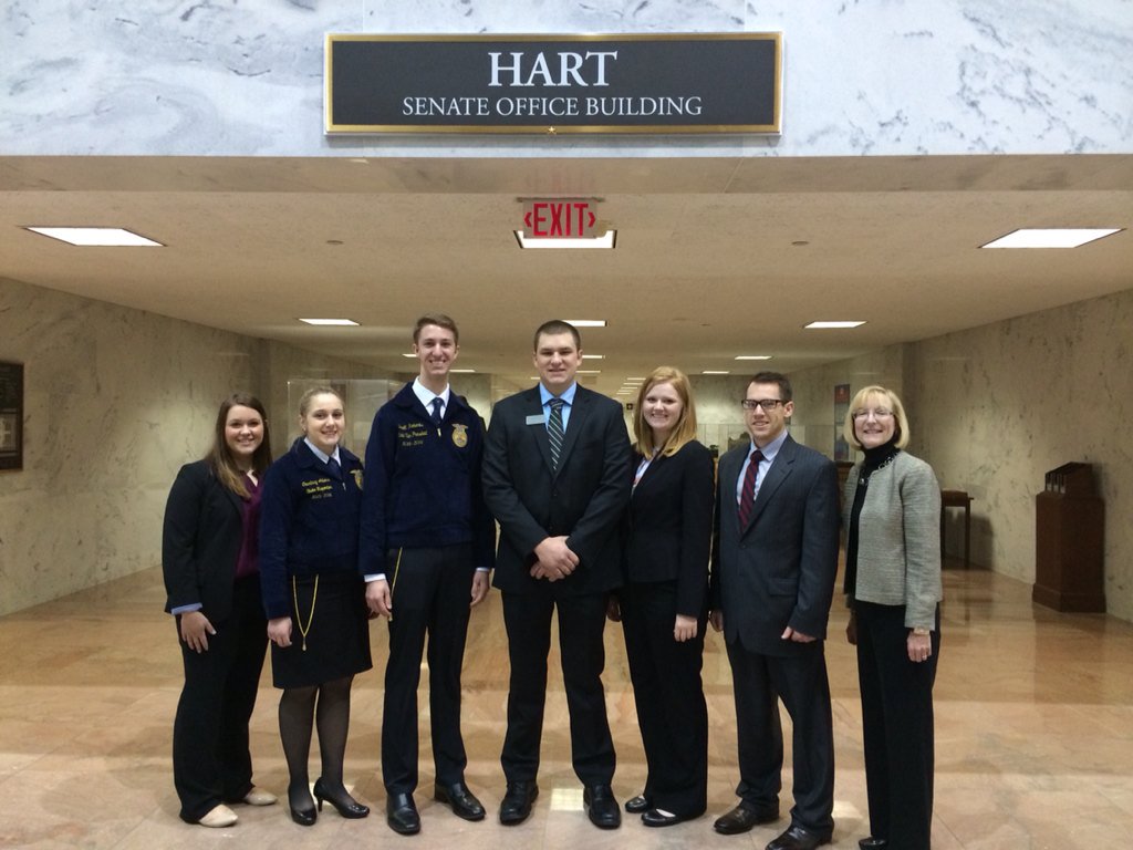 .<a href="/PurdueAg/">Purdue Agriculture</a> and <a href="/IndianaFFA/">Indiana FFA</a> students are on Capitol Hill today, wrapping up National #AgDay2016