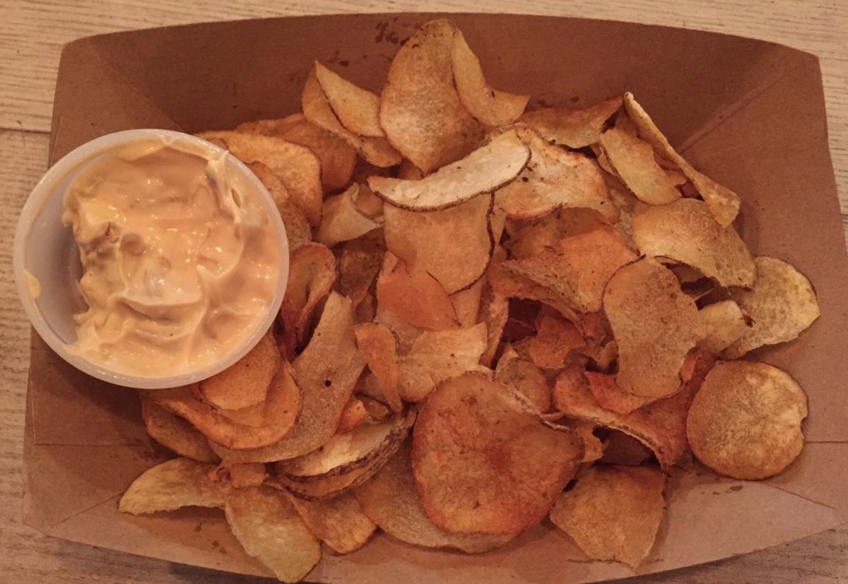 Kettle chips. Now that's tasty #tastytuesday #kettlelove #potatolove #taboonettenyc #potatofoodie #nyceats