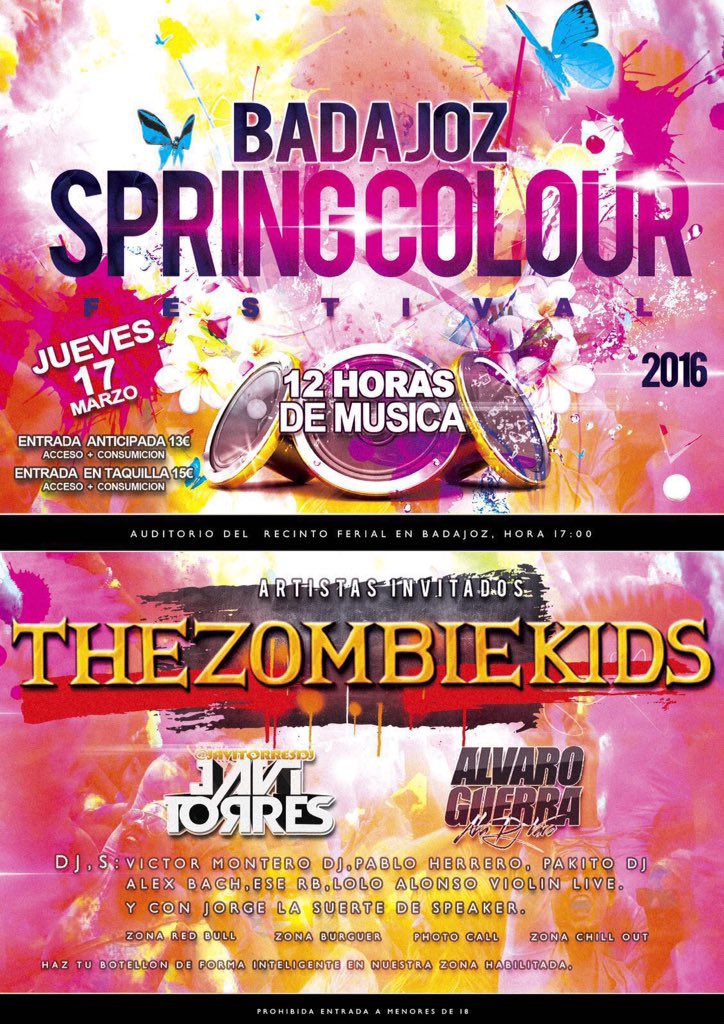 Laura_RRPP's tweet photo. Reserva tu entrada para @SpringColourFes 13€📌 anticipada +copa/2🍺
Zona burguer 
Botellón dentro de 5 a 9!
619774772 https://t.co/nBjxtZedZw