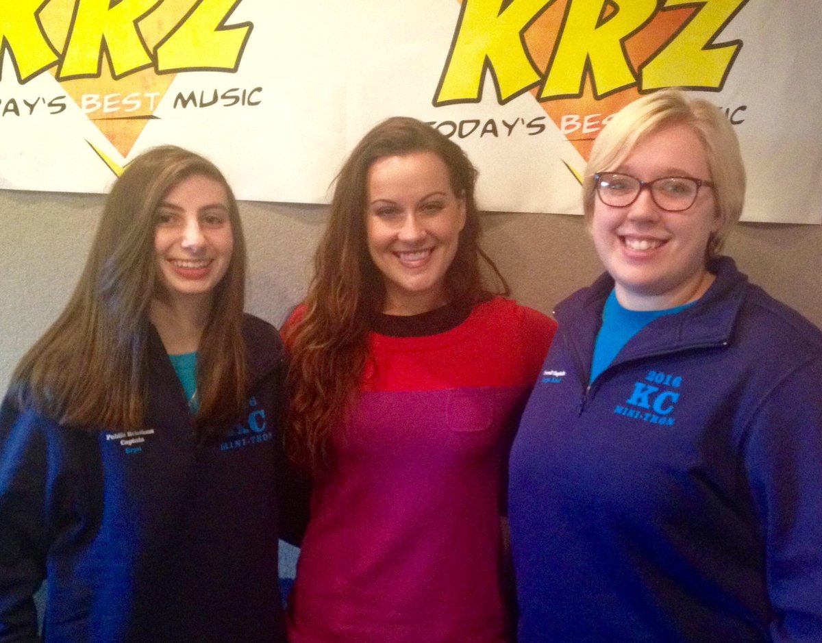KCMiniThon's tweet photo. @985wkrz @RockyAndLissa @KingsCollege_PA Thanks for having us on to spread awareness for KC Mini-THON! https://t.co/S72yUOAqRm