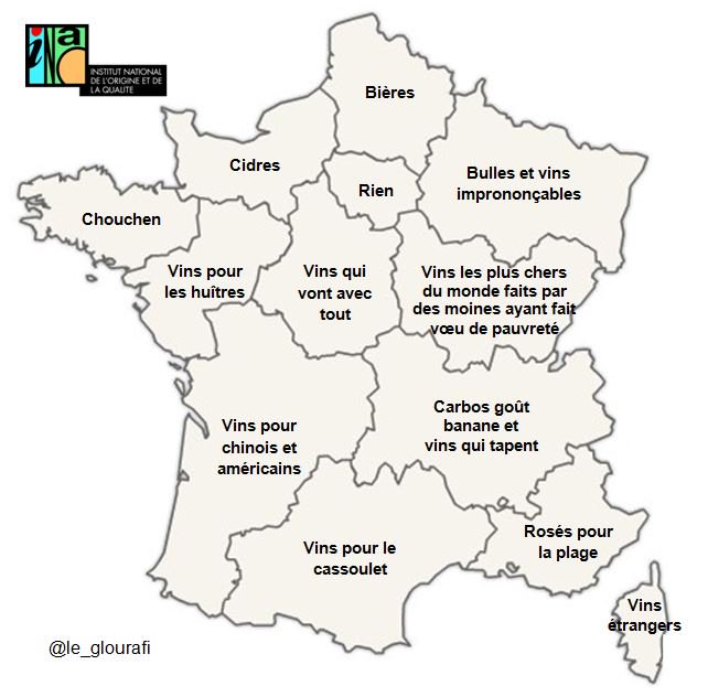 [Réforme] Après l'orthographe et les régions, la nouvelle carte simplifiée des appellations enfin dévoilée.