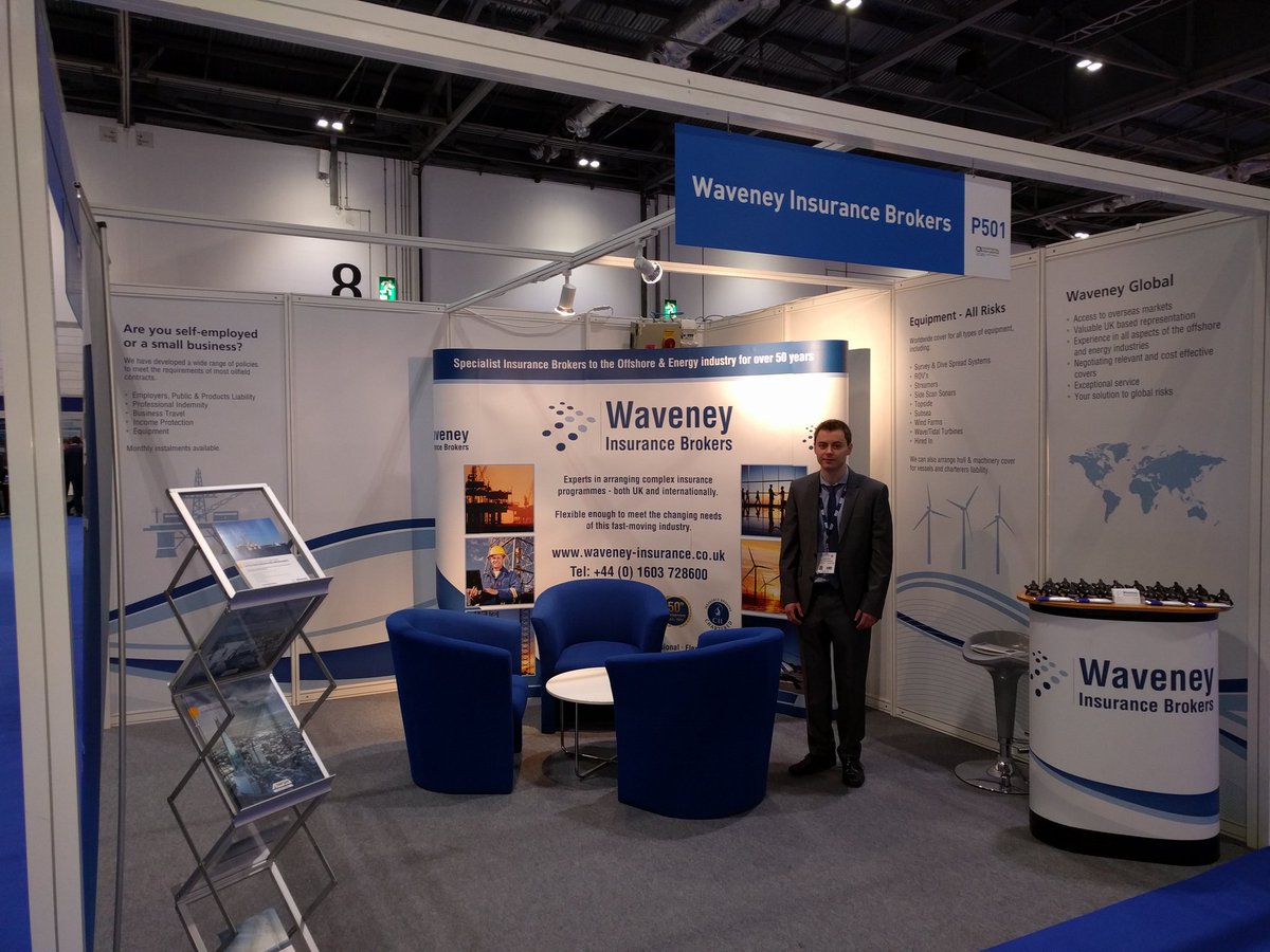 WaveneyEnergy's tweet photo. Sam's first day at #Oceanology. We wish him luck! https://t.co/InGuconECO