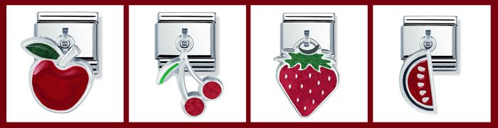 VJGJewellery's tweet photo. Fruit Salad! #NominationBracelet #FruitCharms https://t.co/0q4Jrh5Wao https://t.co/wbTI1j5hEk