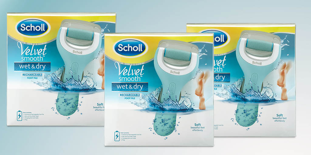 Get your feet sandal-ready with <a href="/SchollIND/">Scholl</a> Velvet Smooth Wet &amp; Dry Foot File. boots.uk/Ou4FYH