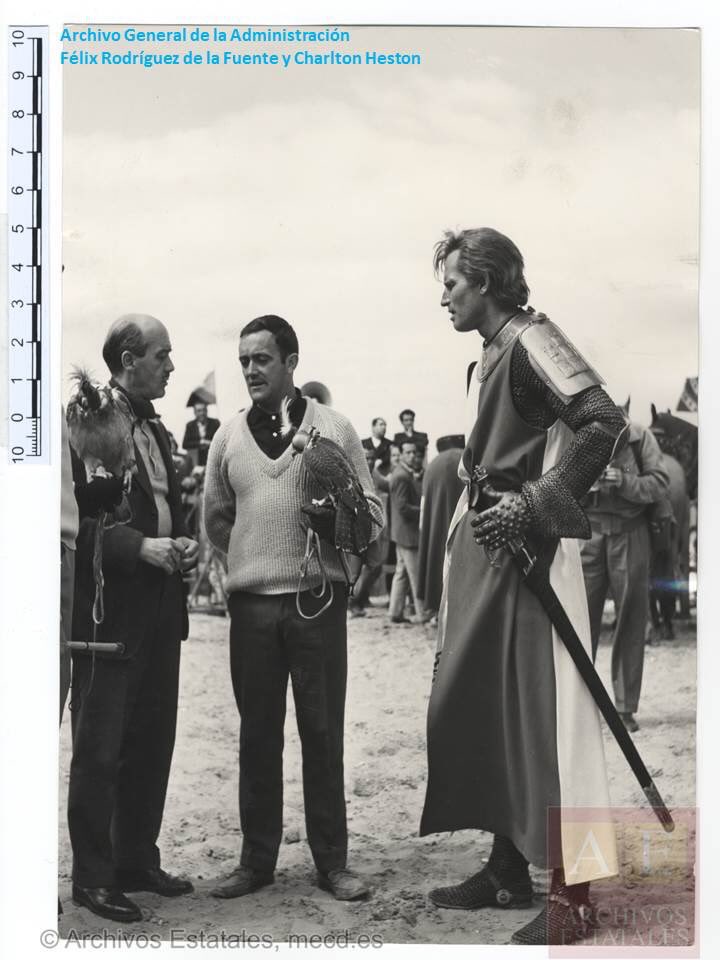 Archivo Gráfico: Caso R.Buendía (Félix Rodríguez de la Fuente y Charlton Heston) imagen vía <a href="/ArchivosEst/">Archivos Estatales</a>