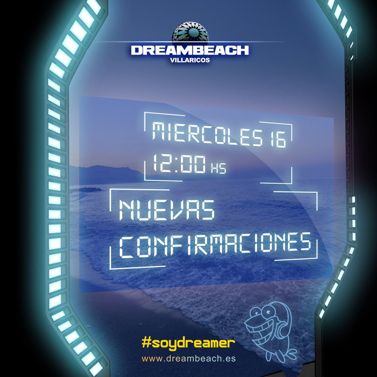 DreambeachFest's tweet photo. Mañana tendrás MÁS ganas de venir a #Dreambeach 
👉 https://t.co/LJtxfoC7AW https://t.co/KyRkXIV0RO