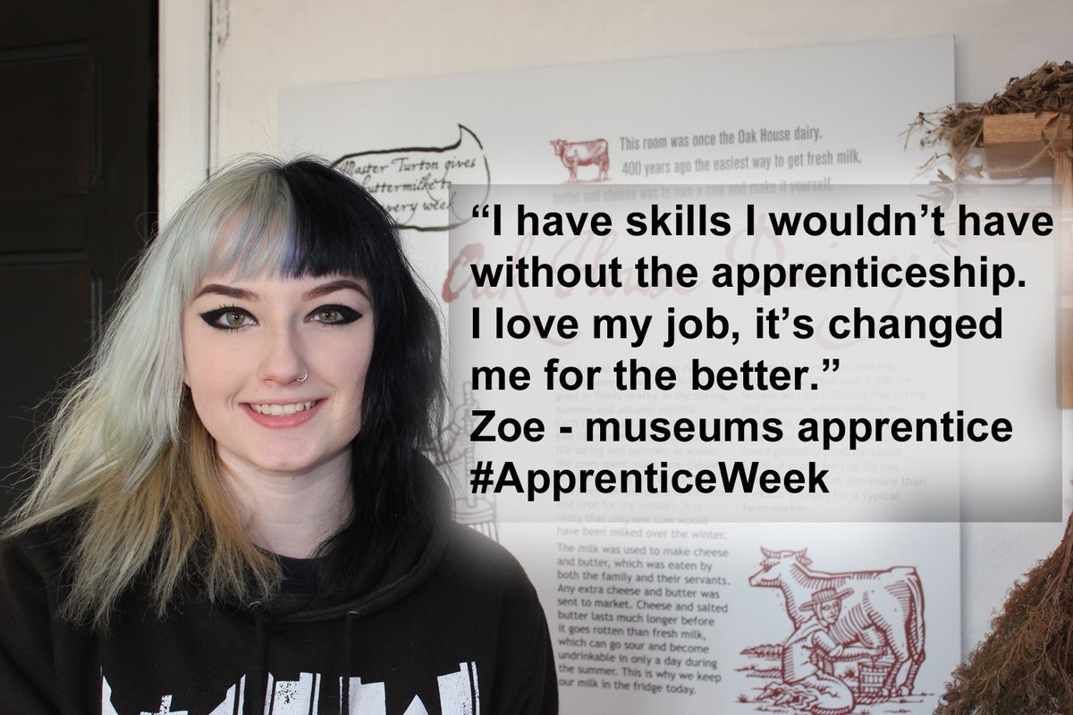 sandwellcouncil's tweet image. Celebrating our brilliant #apprentices - Zoe is working at @SandwellMuseums and loving it. #ApprenticeWeek