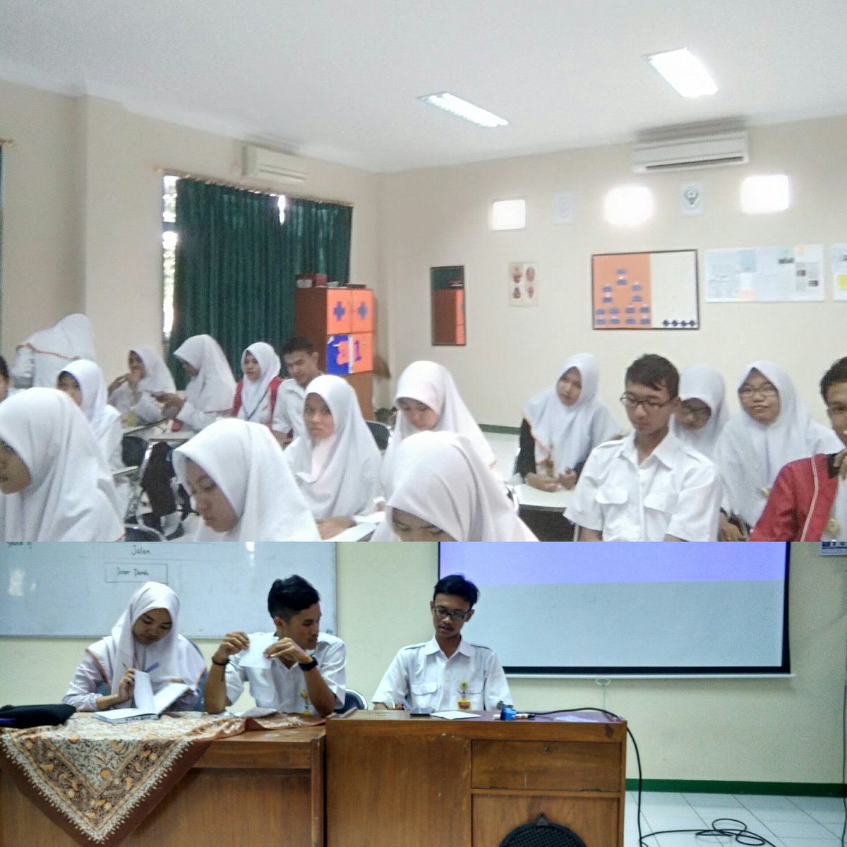 Semangat aa teteh rapat persiapan Pemeriksaan Kesehatan Gratis dan Donor Darah😊😉