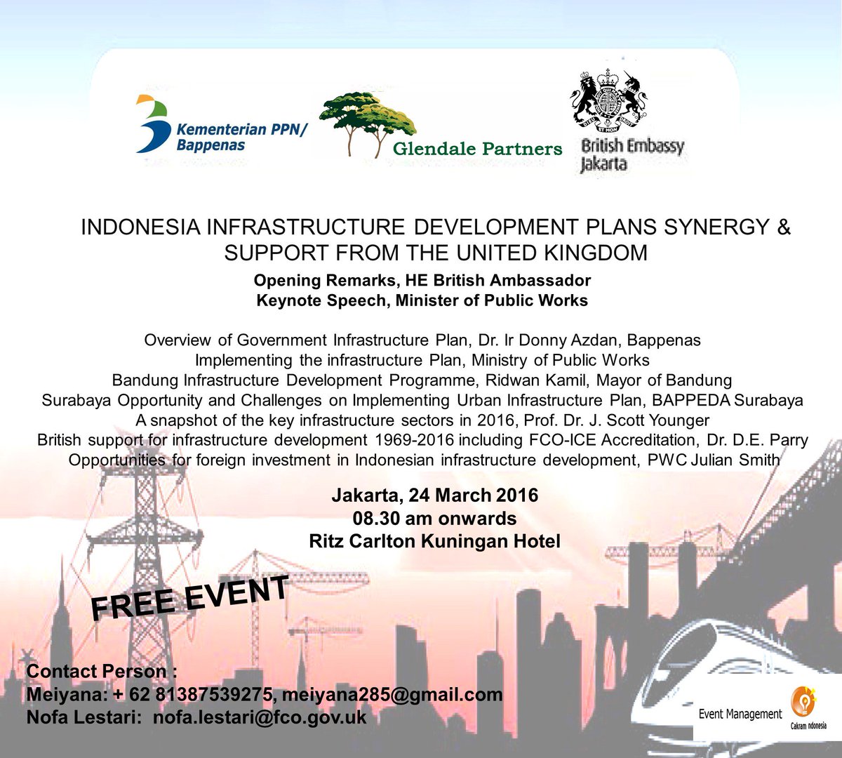 FREE event! Seminar membahas rencana infrastruktur RI &amp; akreditasi engineer <a href="/HimaTI_UMT/">TI Univ.Mpu Tantular</a>