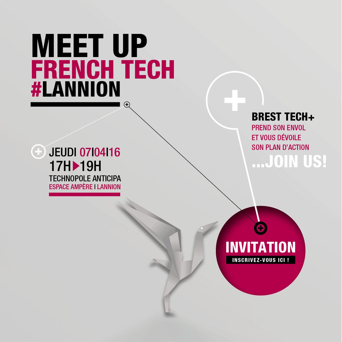 le222bp's tweet photo. Rendez-vous au premier Meet Up #FrenchTech #Lannion avec #BrestTechPlus le 07/04 pour lehttp://tinyurl.com/hnxd8mq https://t.co/D3sCgigScy