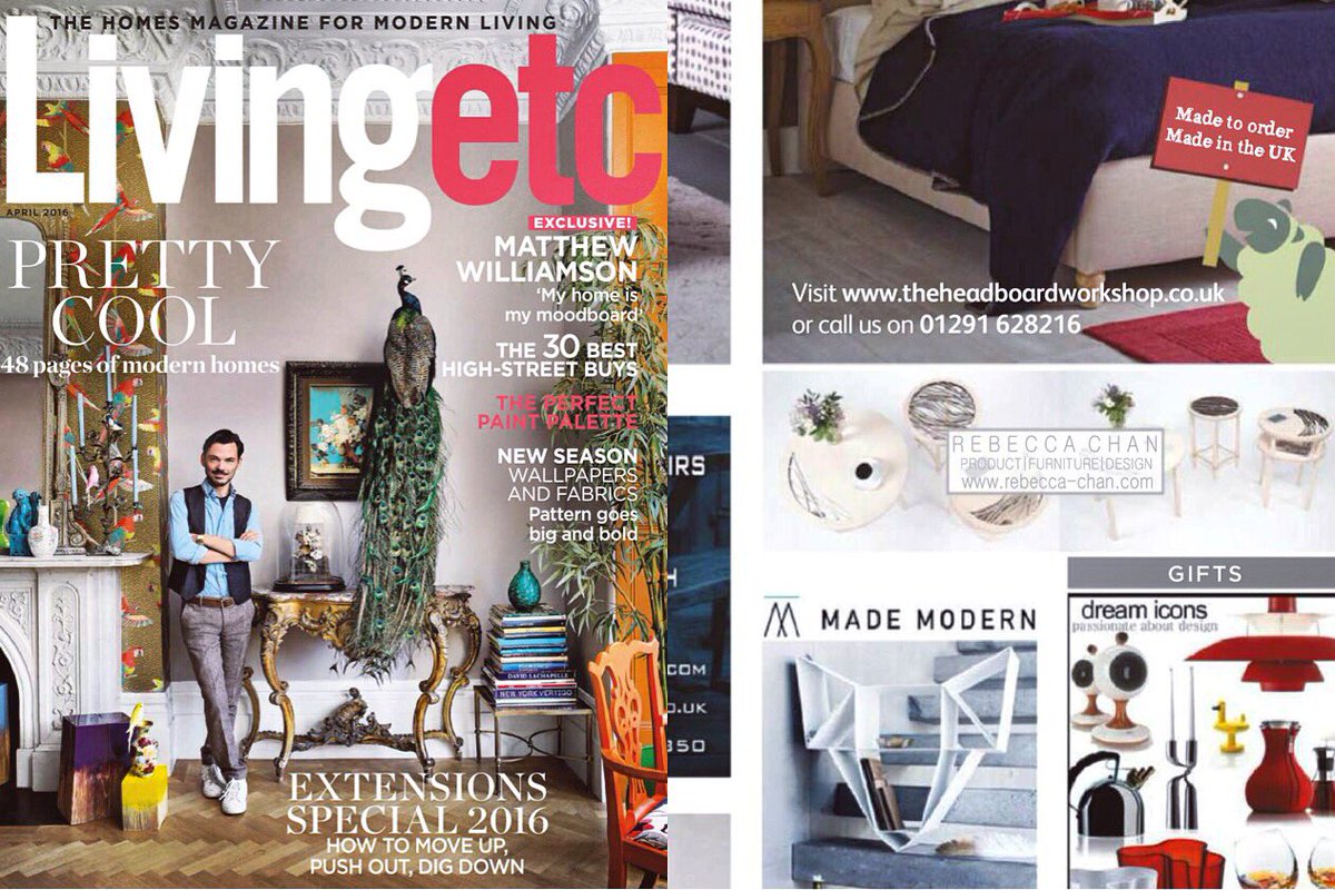 rebeccachan_'s tweet photo. Spot my latest advertorial feature in this month's @Livingetc #newdesigner https://t.co/9U5rfuFhqT