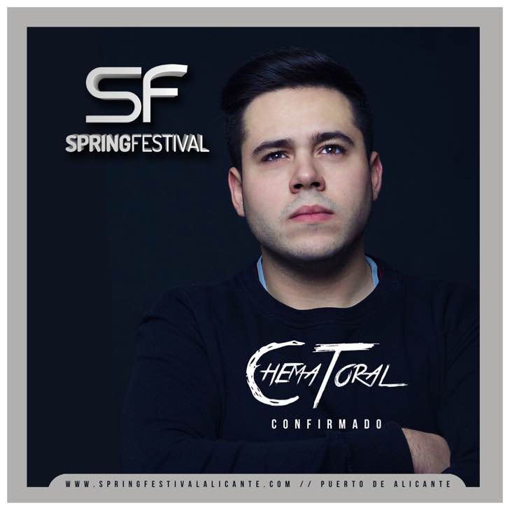 SpringAlc's tweet photo. ¡@DjChemaToral CONFIRMADO Spring Festival! 🎶 Uno de los jóvenes más prometedores de la música electrónica española. https://t.co/Lnj5sK4gdQ