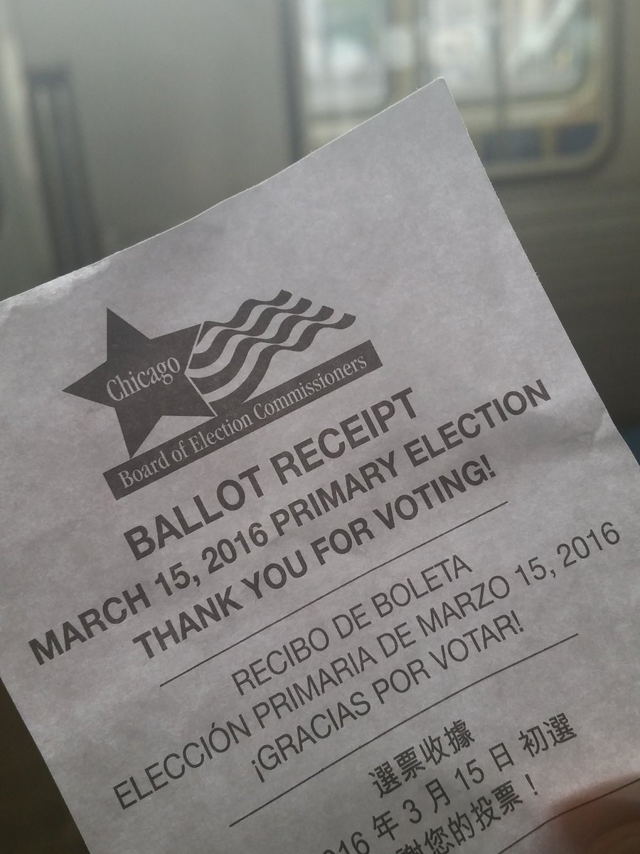 tremendous3's tweet image. @redeyechicago #gonevoting #ChicagoVote #justvote before #work