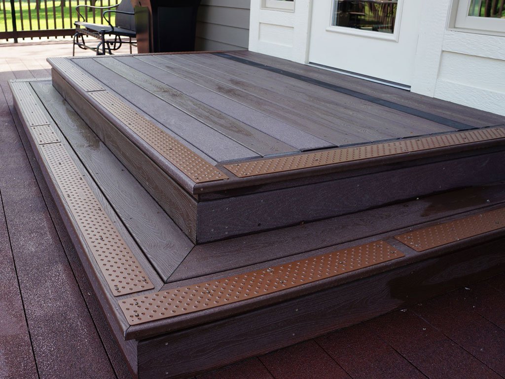 #April Showers bring not only #May Flowers, but also slick stairs.Be prepared this Spring by installing <a href="/HandiTreads/">Handi Treads</a>