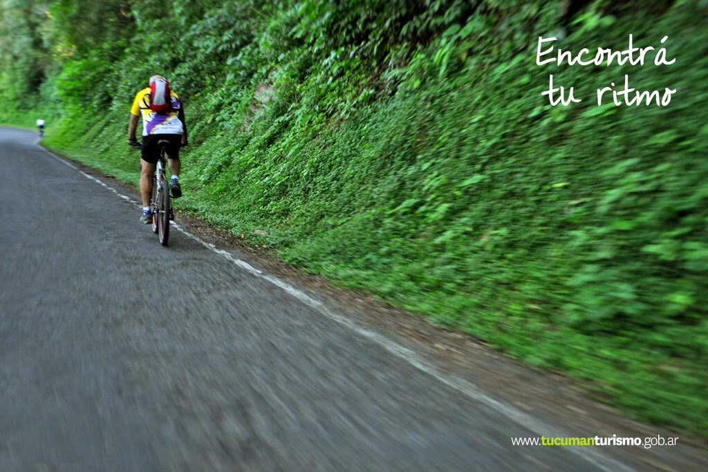 TucumanTurismo's tweet photo. ¿Probaste recorrer nuestros paisajes en bici? #SentíTucumán! 🚴 https://t.co/CdsB10eAWz https://t.co/x2jA3jz64p