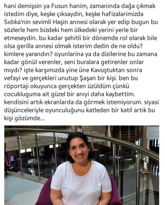 Füsun Demirel ! kaç kişinin anısını katlettin hesapla!