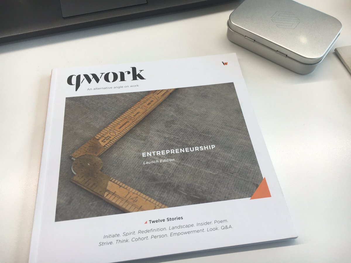 AndySwann's tweet image. The launch edition of @Qworkforce is a beautiful thing. #Work #Workplace #Entrepreneurship