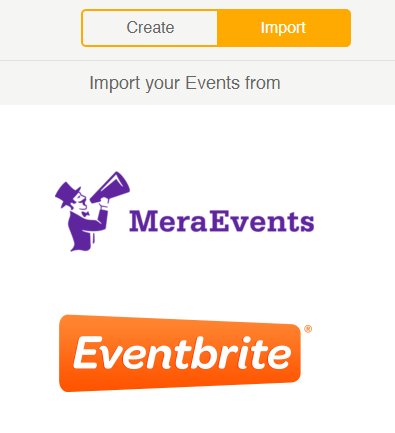 EasyTag_In's tweet image. Import your registered attendees from Meraevents and Eventbrite to EasyTag. Visit easytag.in