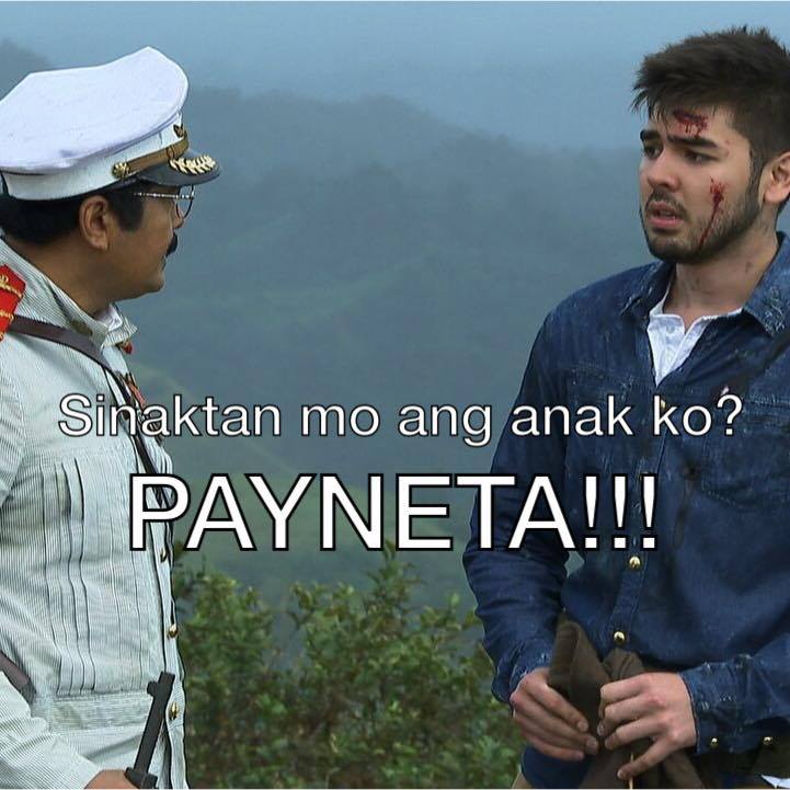 GMADrama's tweet photo. Ayan! Na-payneta ka tuloy ni Heneral... este ni Tatay Lito pala! 
#ThatsMyAmboy official hashtag: #AmboyMarusSurname https://t.co/wMRsgZXS7U