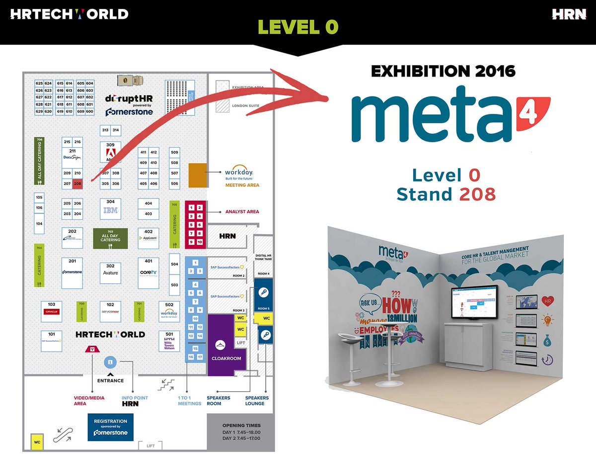 Meta4_GlobalHR's tweet image. Notebooks, pens, books... Head over to stand 208 and ask for Meta4's #HRTechSolutions to get a souvenir #HRTechWorld