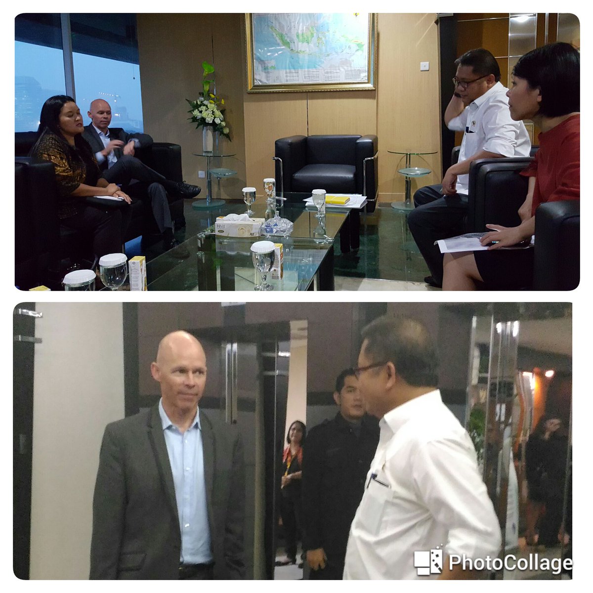 kemkomdigi's tweet image. Menkominfo @rudiantara_id menerima tamu, Mr. Mike Casidy (Project Loon) (15/03).pih-w