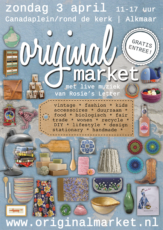 ORIGINALmarket's tweet photo. Wij komen 3 april naar #Alkmaar! Zijn er nog originele lokale ondernemers in de buurt? Check https://t.co/XKS3DZgIwq https://t.co/YxGSjrSsUb