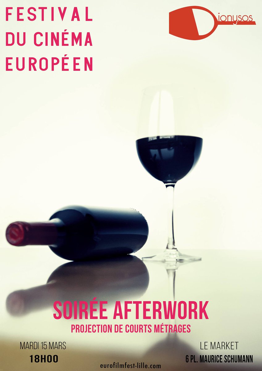 eurofilmfest's tweet photo. Ce soir rdv 18h au Market pour un #afterwork rafraichissant avec Dionysos #eurofilmfest2016
https://t.co/eSwreRd8Xf https://t.co/lcMRDuuEUt